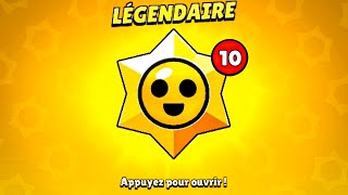 Pack Opening Prix Star Légendaires (j'obtiens plein de brawler c quasi un glitch) #brawlstars #viral