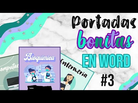 Como Hacer Portadas Bonitas En Word 3 Youtube