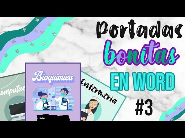 COMO HACER PORTADAS BONITAS EN WORD #3 - thptnganamst.edu.vn