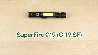 Розпаковка SuperFire G19 200 Lumen IP31 (G-19-SF)