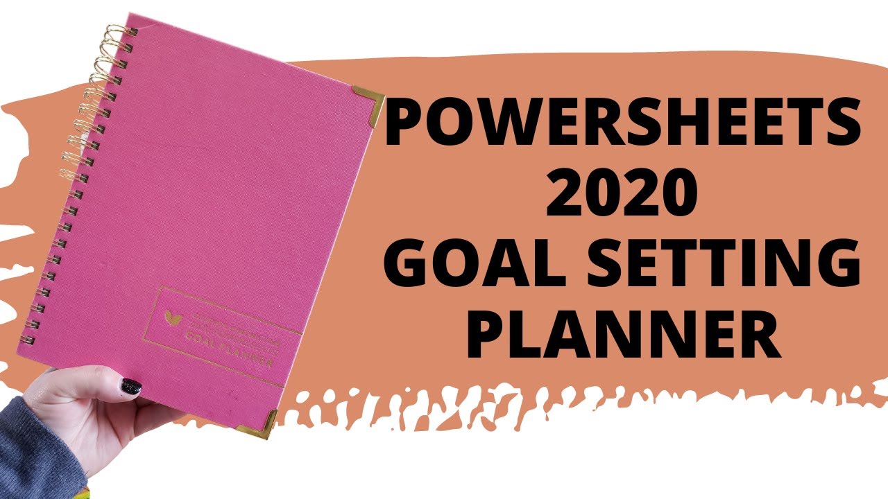 My Goal Setting Planner 2020 | Powersheets Goal Setting Planner