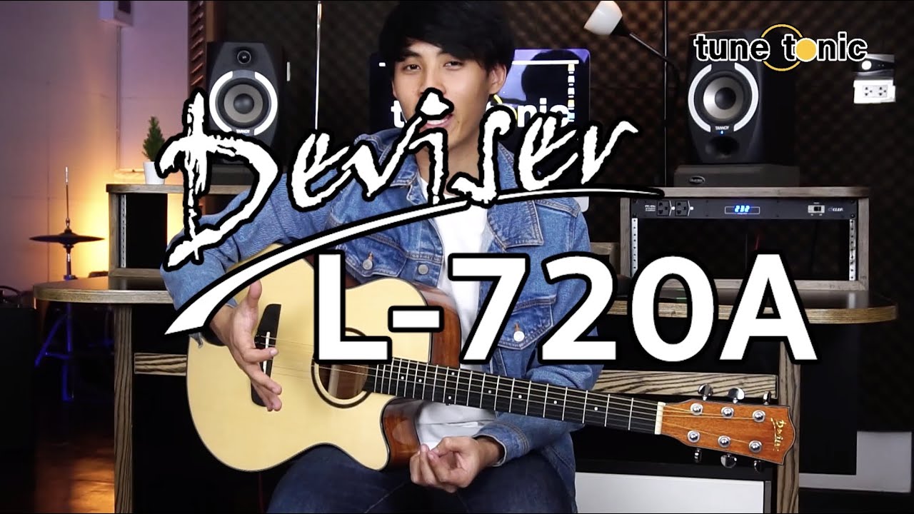 [Tune Tonic] รีวิวกีต้าร์โปร่ง 40 นิ้ว Deviser L-720A - YouTube