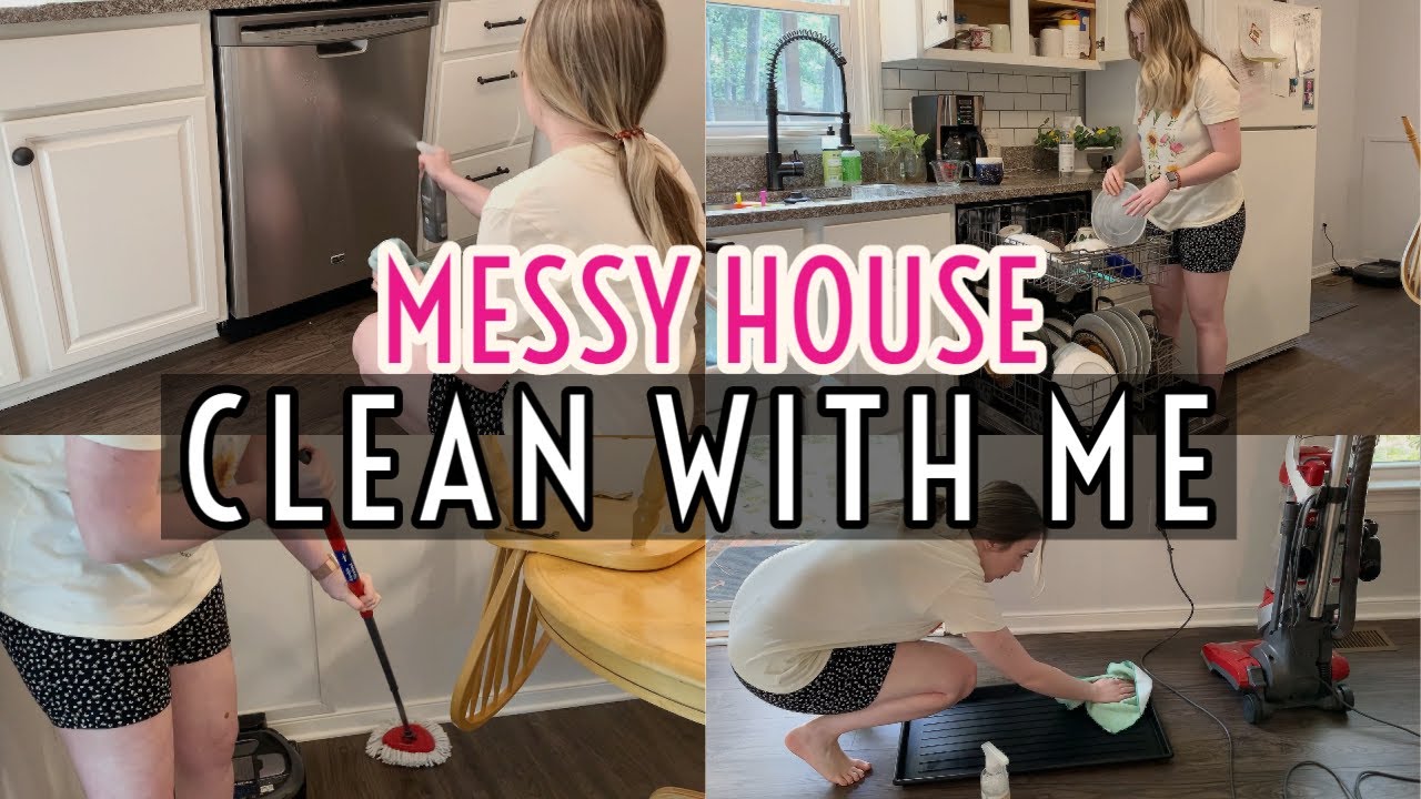 *NEW* MESSY HOUSE CLEAN WITH ME 2020 | TIME LAPSE SPEED CLEANING - YouTube