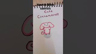 How to draw sanrio's cinnamoroll in 30 seconds #shorts #sanrio How to draw sanrio's cinnamoroll in 30 seconds #shorts #sanrio