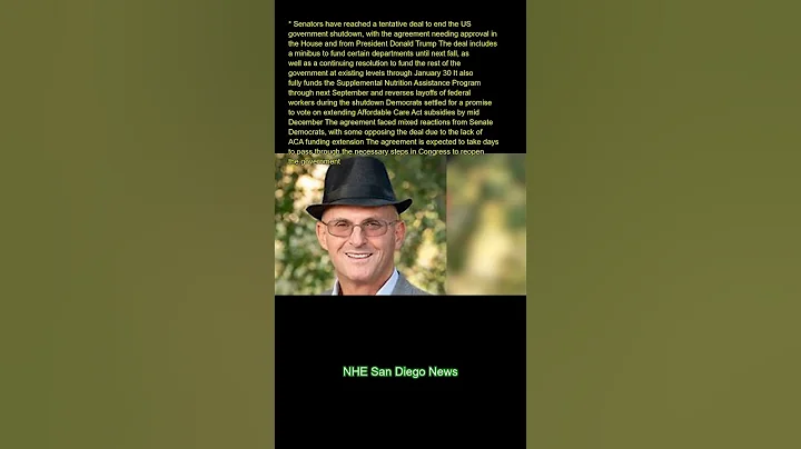 Senators have reached a tentative deal to end the U.S. government shutdown, with the agreement needi