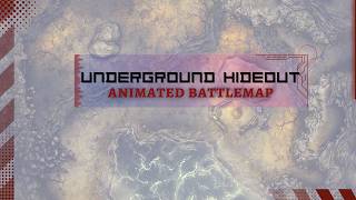 Sci-Fi Animated Battle Map - Drowned Hollow Underground Hideout