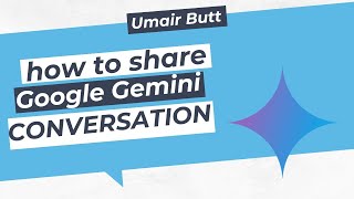 How to Share Google Gemini Chats with Others | Google Gemini Tips and Tricks