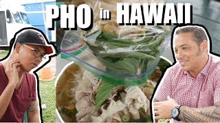 He Wanted to Tattoo Me! Great Hawaiian Tattoo Artist LOVES Vietnam + Pho in Oahu