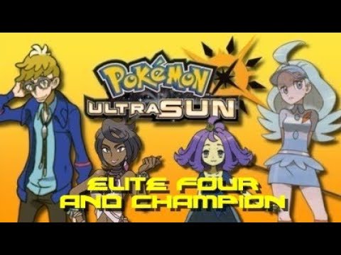 Pokemon Ultra Sun: Elite Four and Champion - YouTube
