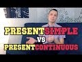 Сравнение Present Simple vs Present Continuous