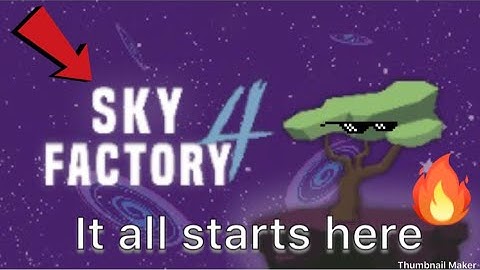 Minecraft: SkyFactory 4 | Ep. 1 A new start | VoinTA