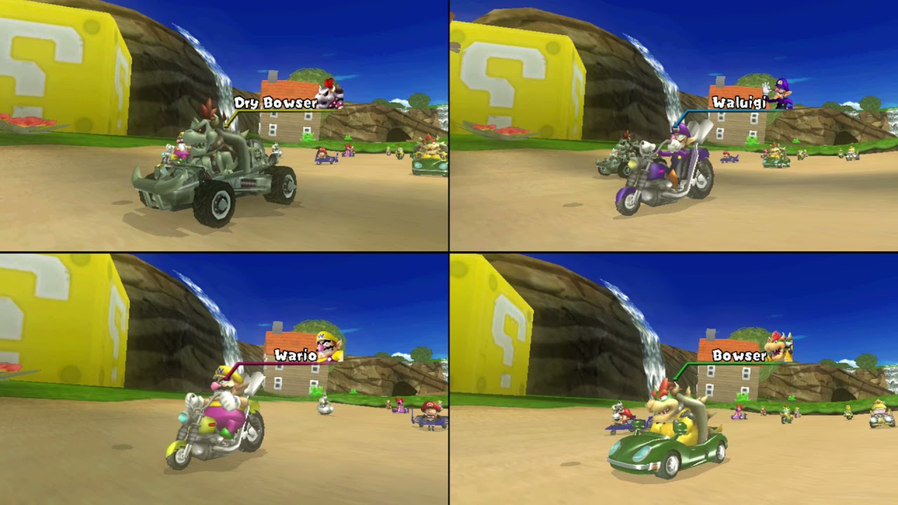 Mario Kart Wii Custom Tracks ✦ 4 Players #226