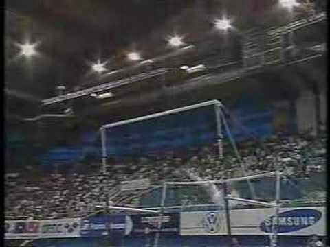 Kristy Powell - 1997 Worlds Team Finals - Uneven B...