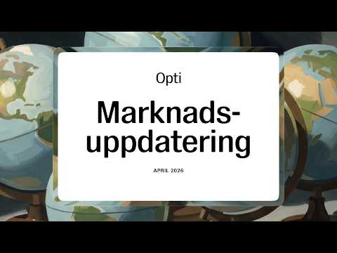 Marknadsuppdatering april 2026 – så gick aktier, räntor och råvaror