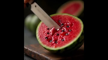 Slicing a Juicy Watermelon 🍉 | Macro ASMR Close-Up #asmr #oddlysatisfying #macroasmr #relaxingsounds