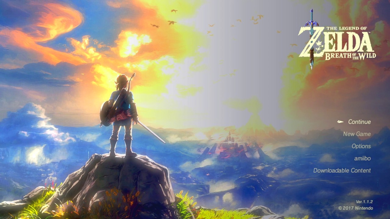 The Legend of Zelda: Breath of the Wild Title Screen (Switch) - YouTube