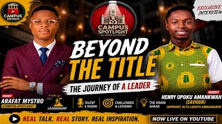 Meet Henry Opoku Amankwah (Saviour) | KsTU LGNUTS Ambassador Aspirant | Campus Spotlight