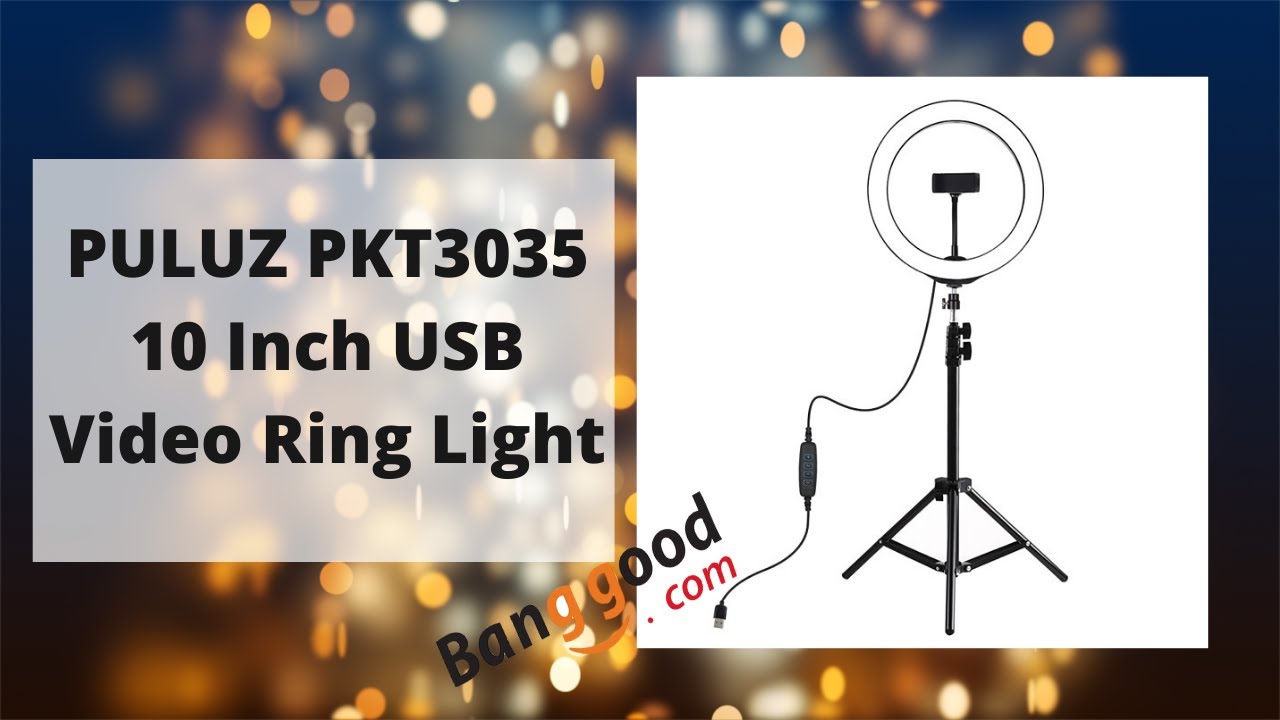 PULUZ PKT3035 10 Inch USB Video Ring Light from Banggood | GeartechGr