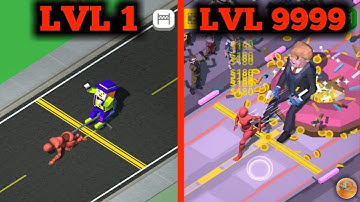 Idle Tap Strongman Level 1- Level 9999 - Gameplay (iOS - Android)