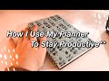 How I Use My Planner To Stay Productive! Productivity Tips and Tricks! Plus Lots Of To-Do Lists!