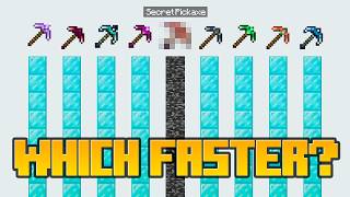 I Tested EVERY Pickaxe — The Winner SHOCKED Me: Minecraft Pickaxe Speed Test