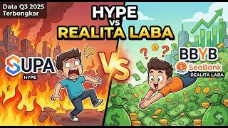 JANGAN ASAL BELI! Bongkar Valuasi IPO SUPA (Superbank) vs Realita Laba! Cuma 1/6 SeaBank &amp; BBYB?