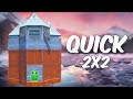 The QUICK - 2x2 - Solo - Bunker - 20+ Rockets / Rust Base Design