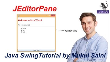 #46 Java Swing Tutorial | JEditorPane in Java