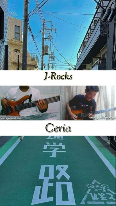 J-Rocks - Ceria (Short Guitar & Bass Cover) [Collab With My Friend]