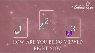 HOW ARE YOU BEING VIEWED RIGHT NOW**Pick A Card**🐓💍😈🌹✨