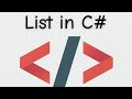 C# List Explained for beginners
