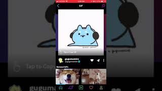 How to SAVE GIF in GIPHY APP?