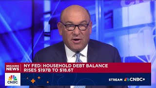 New York Fed: Household debt balance rises $197B to $18.6T
