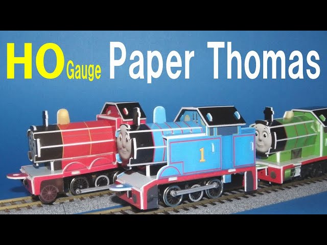Thomas & Friends 】HO Gauge Paper craft Thomas - YouTube