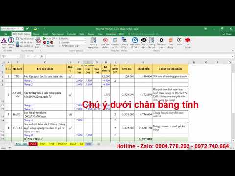 41. Hướng dẫn các chức năng Ver2.8.0 Phần mềm Dự toán Nội thất Pro vừa ra lò 25/9/2021