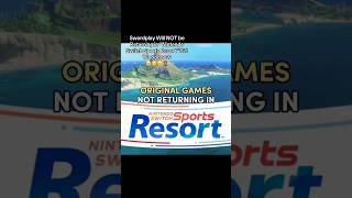 Nintendo Switch Sports Resort Is Removing So Many Classic Game Modes #shorts