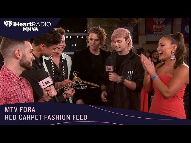 5SOS Wins Best Dressed at the iHeartRadio MMVAs | FORA FASHION FEED class=