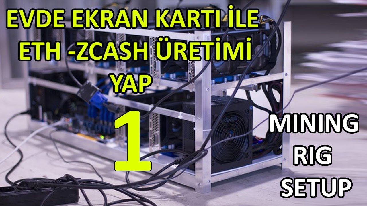 mining rig kurulumu part 1 (Mining kasası toplama Etherium üretimi)