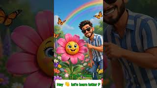 🔤 Letter F Phonics for Kids | F for Fish 🐟 & Flower 🌸 | ABC Learning #Shorts