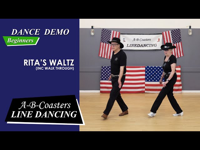 RITA'S WALTZ - Line Dance Demo & Walk Through class=