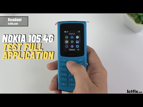 Nokia 105 4G test full Applications | Call, Contact, Internet, Message, FM Radio, Readout and More