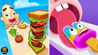 Popsticle Stack Vs Sandwich Runner | Max Gameplay | New Update(Android, iOS) screenshot 2