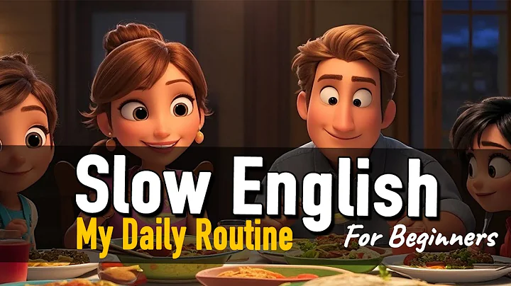 Simple Daily Routine English | Slow Listening & Speaking Practice for Beginners | Daily English