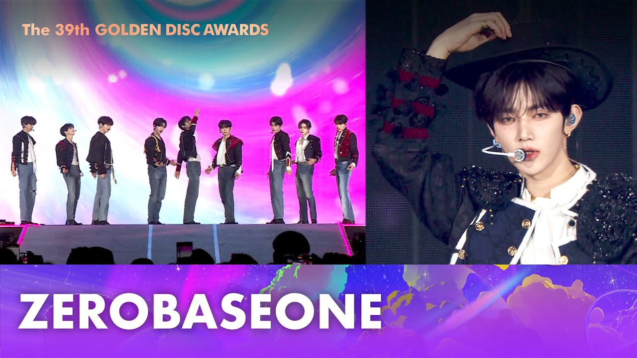 [제39회 골든디스크] ZEROBASEONE - 'Intro + GOOD SO BAD + Feel the POP' ♪ | JTBC 250107 방송