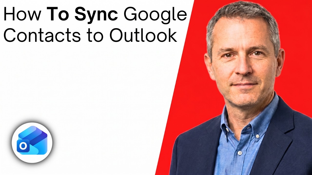 How To Sync Google Contacts And Gmail to Outlook Contacts - YouTube