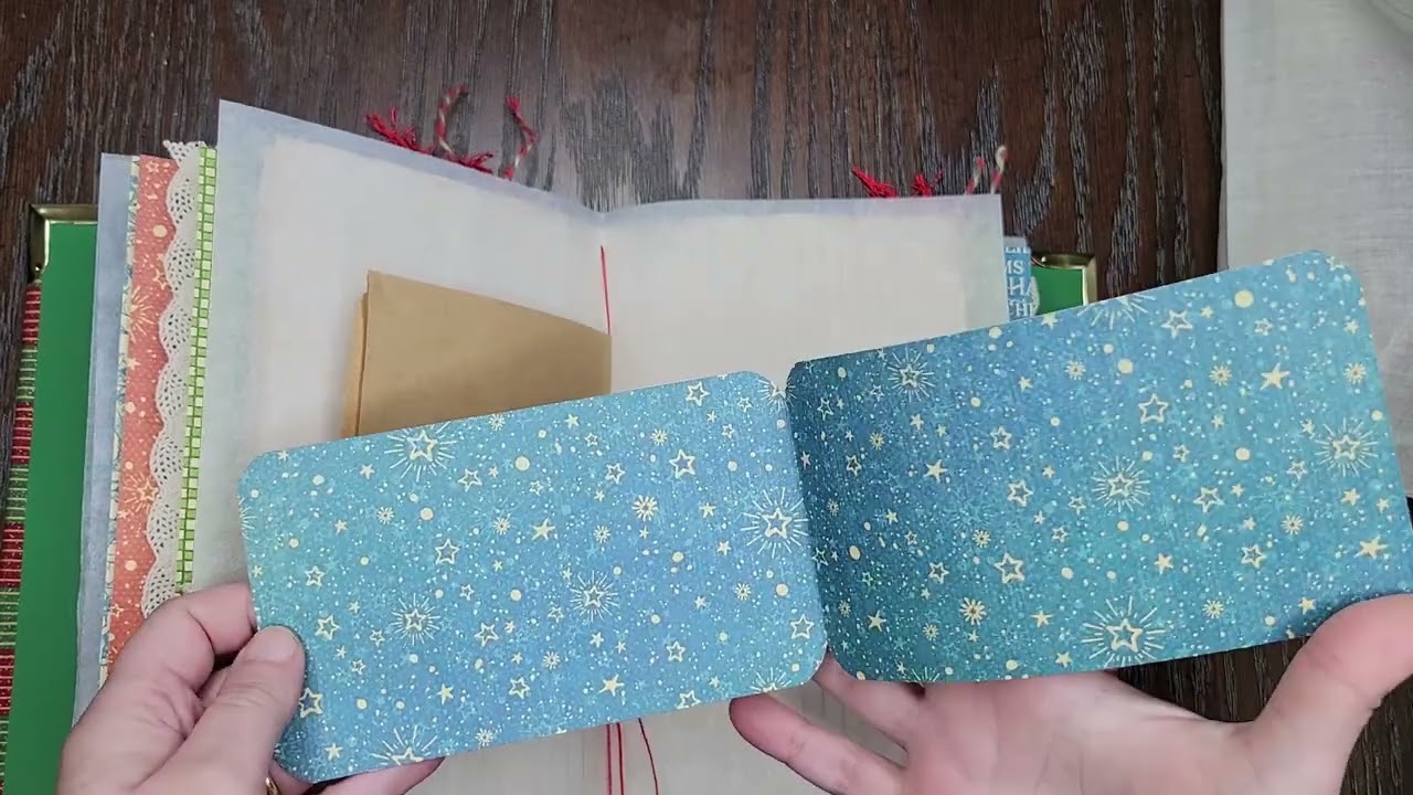 Christmas Magic Junk Journal/ Christmas Theme/ Graphic 45/ For Sale in Etsy SOLD TY!