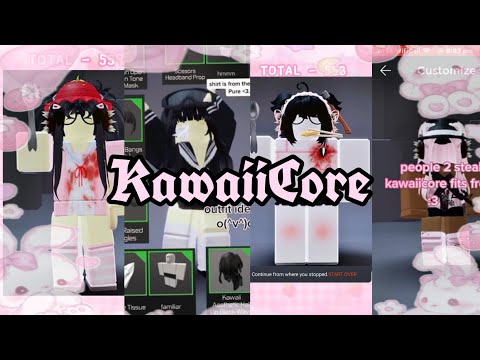 CuteCore/CuteGore/CreepyCute Roblox Outfit Ideas