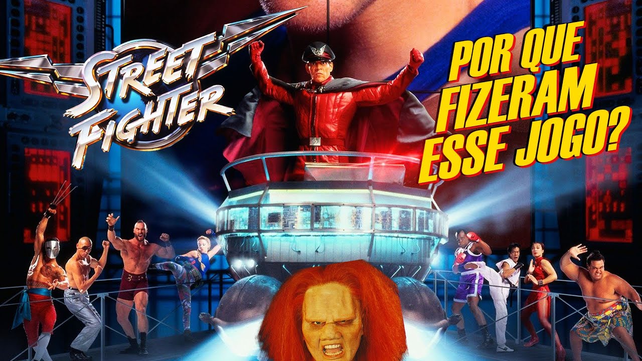 A BIZARRA História de Street Fighter The Movie! Como foi feito o jogo, do filme do jogo 😂🤔