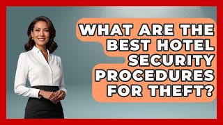 What Are The Best Hotel Security Procedures For Theft? - Hospitality Management Mastery