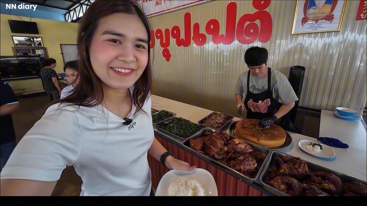บุฟเฟ่ต์อิ่มอร่อย ไม่อั้น 89 บาท!!! ทั้งข้าวขาหมู ข้าวหมูแดง ก๋วยจั๊บ ขนมจีน @นนทบุรี | NN diary